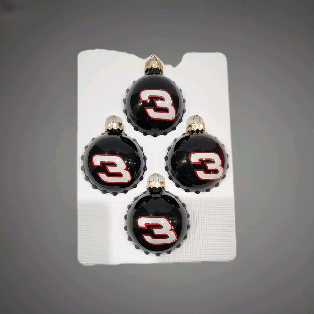 Vintage Dale Earnhardt Jr. #3 Nascar Ornaments From 2004 - Picture 4 of 6
